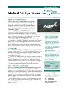 Information Bulletin  Medical Air Operations AHEC