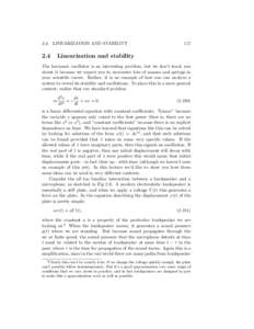 2.4. LINEARIZATION AND STABILITY[removed]