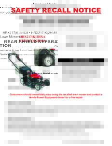 Agricultural machinery / Lawn care / Lawn mowers / Agriculture / Business / Mower / Lawn / Product recall / Economy / The Grasshopper Company / Flail mower