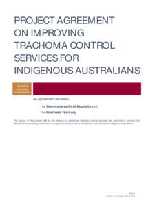 Improving Trachoma Control Services for Indigenous Australians - NT.doc