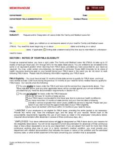 103rd United States Congress / Family and Medical Leave Act / Employment / Law / Employment compensation / Labor / Sick leave / Nevada Department of Human Resources v. Hibbs / Parental leave economics / Leave / Human resource management / Business law