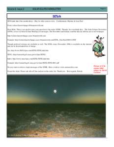 Volume 8, Issue 2  SOLAR ECLIPSE NEWSLETTER Page 41