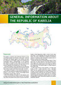 Petrozavodsk / Lake Onega / Kostomuksha / Belomorsk / Political geography / Geography of Europe / Bodies of water / White Sea / Republic of Karelia / Karelia