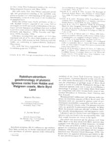 i/v Hero cruisePreliminary results of this work are being prepared (Forsythe and Allen, Also with cruise 79-4, Don Elthon continued petrologic and geochemical sampling of the ophiolitic complexes to further