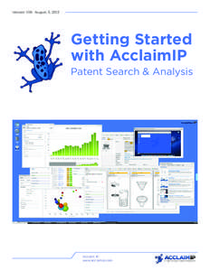 Version 1.06 August 3, 2012  Getting Started with AcclaimIP  Patent Search & Analysis