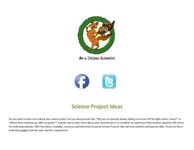 Microsoft Word - Science Project Ideas