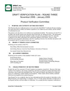 Food safety / Quality management / Verification and validation / Verification / Electronic Product Environmental Assessment Tool / Science / Technology / Philosophy of science / Systems engineering / Pharmaceutical industry / Validity