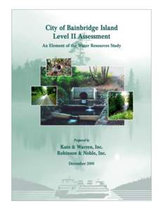 Level II Basin Assessment of Bainbridge Island