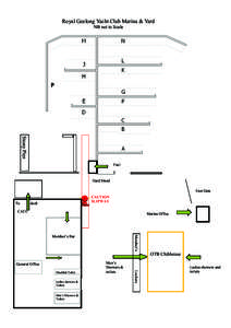 Royal Geelong Yacht Club Marina & Yard NB not to Scale P  Stony Pier