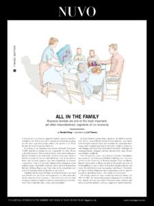 finance matters  All in the Family Business families are one of the most important, yet often misunderstood, segments of our economy.