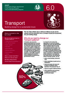 Cycling / Segregated cycle facilities / Leicester Bike Park / Bicycle parking / Travel plan / Electric vehicle / Cycling in Sydney / Transportation demand management / Transport / Sustainable transport / Parking