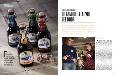 COVERSTORY DE FAMILIE LEFEBVRE ZET DOOR FLOREFFE, HOPUS EN BARBAR:  DE FAMILIE LEFEBVRE