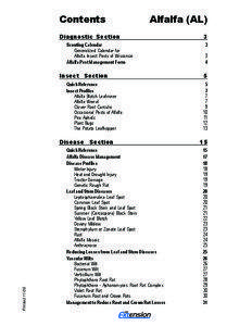 Contents  Alfalfa (AL)