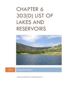 Utah Lake / Weber River / Total maximum daily load / Jordan River / Lake / Reservoir / Uintah Basin / Utah / Geography of the United States / Physical geography