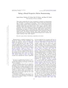 Cognition / Behavior / Philosophy of mind / Social psychology / Collaboration / Brainstorming / Categorization / Idea / Group dynamics / Mind / Problem solving / Creativity