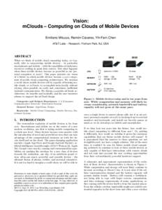 Information appliances / Mobile computers / Cloud computing / Personal digital assistants / Mobile telecommunications / Mobile cloud computing / Mobile computing / Mobile phone / Mobile device / Technology / Computing / Electronics