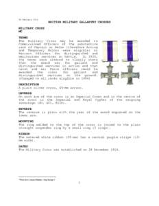 Distinguished Service Cross / Distinguished Flying Cross / Air Force Cross / James Francis Edwards / Military Cross / Military awards and decorations of the United Kingdom / Orders /  decorations /  and medals of the United Kingdom / United Kingdom