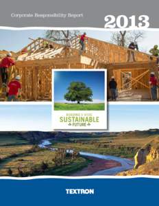 Corporate Responsibility Report  BUILDING A MORE SUSTAINABLE FUTURE