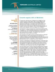 Matter / Geochemistry / Geophysics / Mineral exploration / Minerals and Metals Group / Zinc / Ore / Chemistry / Economic geology / Mining