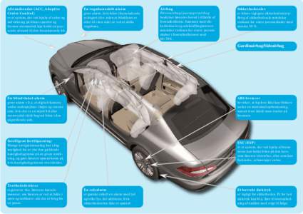 Afstandsradar (ACC, Adaptive Cruise Control) er et system, der ved hjælp af radar og indvirkning på bilens speeder og bremse automatisk kan holde en passende afstand til den forankørende bil.