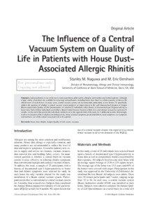 J Invest Allergol Clin Immunol 2001; Vol. 11(4): 290–294  Stanley©M.