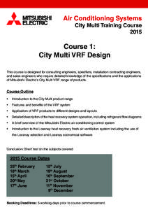 Air conditioning / Heating /  ventilating /  and air conditioning / Control engineering / Building engineering / Variable refrigerant flow / Heat pumps / Technology / Automation / Mitsubishi Electric