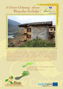 Punakha / Ecotourism / Earth / Geography / Thimphu / Wangdue Phodrang District / Carbon footprint