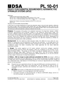 References: California Government Code, Section[removed]Title 24, Part 1, California Administrative Code, Section 4-317, 4-318 Title 24, Part 2, California Building Code (CBC), Section[removed]and Chapter 16A National Fi