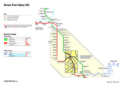 Buses from Gipsy Hill 3