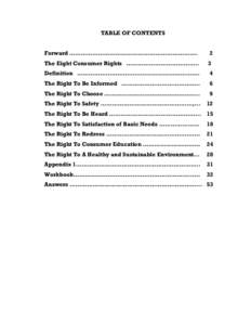 Anti-corporate activism / Consumer behaviour / Consumer education / Consumerism / Value added tax / Consumer Protection Act. (CPA) South Africa / Consumer Bill of Rights / Business / Consumer protection law / Consumer protection