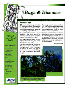 Bugs & Diseases Vol. 19 No. 3 December[removed]A silent killer