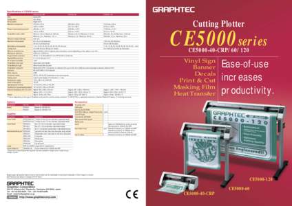 Specifications of CE5000 series Item CE5000-40-CRP  CPU
