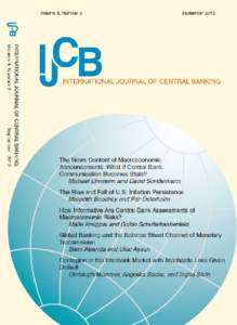 Cover and contents, IJCB journal September 2012