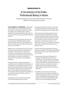 Economy of the United States / Trade union / International Federation of Professional and Technical Engineers / Society of Professional Engineering Employees in Aerospace / American Federation of Teachers / United States / 2nd millennium / Directly Affiliated Local Union / King County Labor Council / AFL–CIO / Trade unions in the United States / Department for Professional Employees /  AFL–CIO