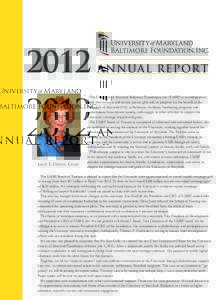 2012  Janet S. OwenS, Chair ANNUAL REPORT
