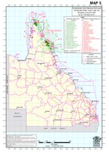 Transferable Land (National Parks and Unallocated State Land) under the Aboriginal Land Act 1991 as at 1 January 2013