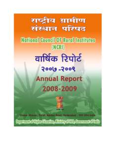 Rural community development / Indira Gandhi National Open University / Gandhigram Rural University / National Policy on Education / M. Aram / Rural development / Education / Association of Commonwealth Universities / Education in India / India