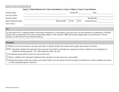 Bowel or Bladder/Use of Catheter