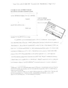 Case 1:08—cv—09117-GBD-HBP Document 298 Filed[removed]UNITED STATES DISTRICT COURT SOUTHERN DISTRICT OF NEW YORK .