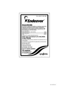 PULL HERE TO OPEN  Insecticide For control of aphids and whiteflies on landscape ornamentals, field grown ornamentals, container grown ornamentals,