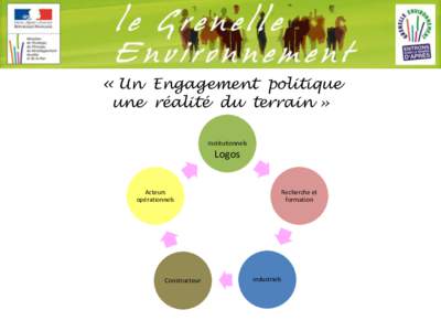 « Un Engagement politique une réalité du terrain » Institutionnels Logos