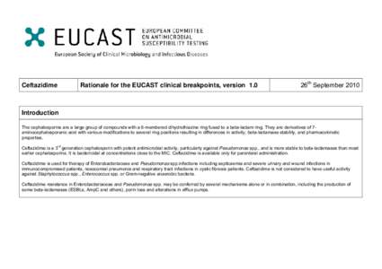 Rationale for the EUCAST clinical breakpoints