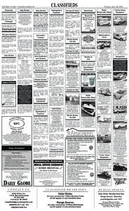 CLASSIFIEDS  The daily Globe • yourdailyGlobe.com Personals  Help Wanted