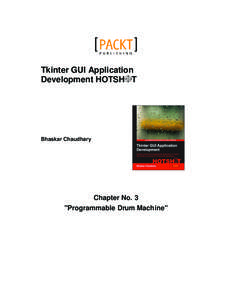 Tkinter GUI Application Development HOTSH T Bhaskar Chaudhary  Chapter No. 3