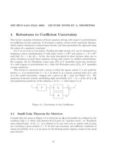 MIT EECS[removed]FALL[removed]LECTURE NOTES BY A. MEGRETSKI
