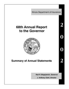Illinois Department of Insurance Annual Report to Governor Full (PDF)