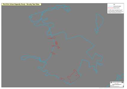 Port Erin Urban Capacity Study - Density Test Sites  Key Settlement Boundary Density Test Site For (PSM) A and B it was decided that given