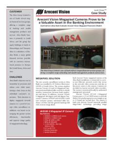 Arecont Vision Case Study ABSA Group.indd