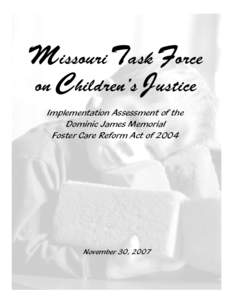 MISSOURI TASK FORCE ON CHILREN’S JUSTICE