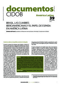 CIDOB  E-ISSN: CIDOB • Barcelona Centre for International Affairs